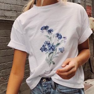 Brandy Melville Forget Me Not White top NWT